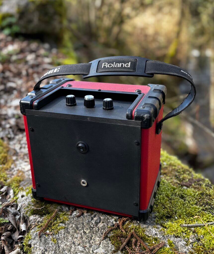 MiniCube : ampli guitare transformé en enceinte BT